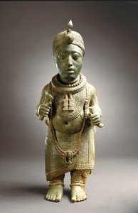 Beeld van een Oni, Ife, ca. 14e eeuw